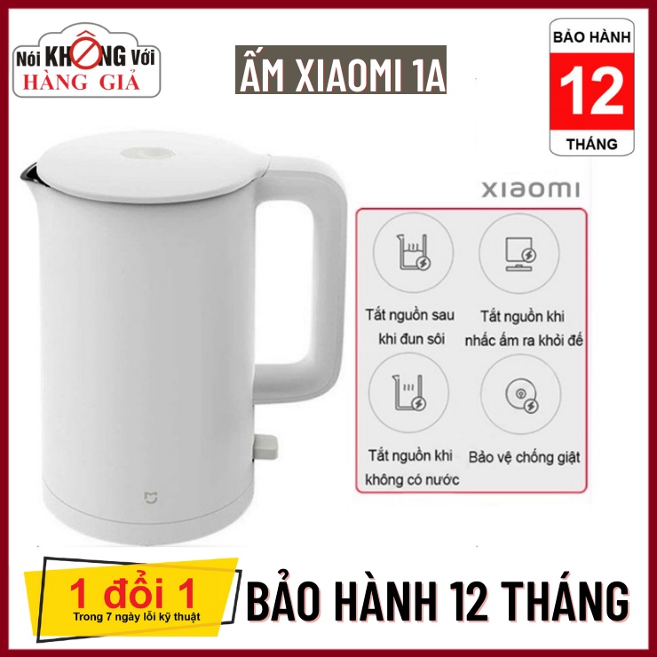 Ấm Nước Siêu Tốc Xiaomi MIJIA 1A - Kết Nối Đồng Bộ Với Điện Thoại - An Toàn Mọi Gia Đình [Bảo Hành 12 Tháng ]