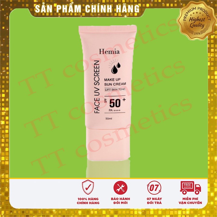 kem chống nắng Hemia hàn quốc, kem chống nắng HEMIA dành cho da mặt, sáng da, nâng tone da