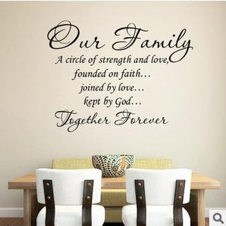 Miếng dán tường họa tiết dòng chữ trang trí hoa lụa gương tròn hồ cá mini trang trí chụp ảnh tranh đính đá phong chỉ lụa