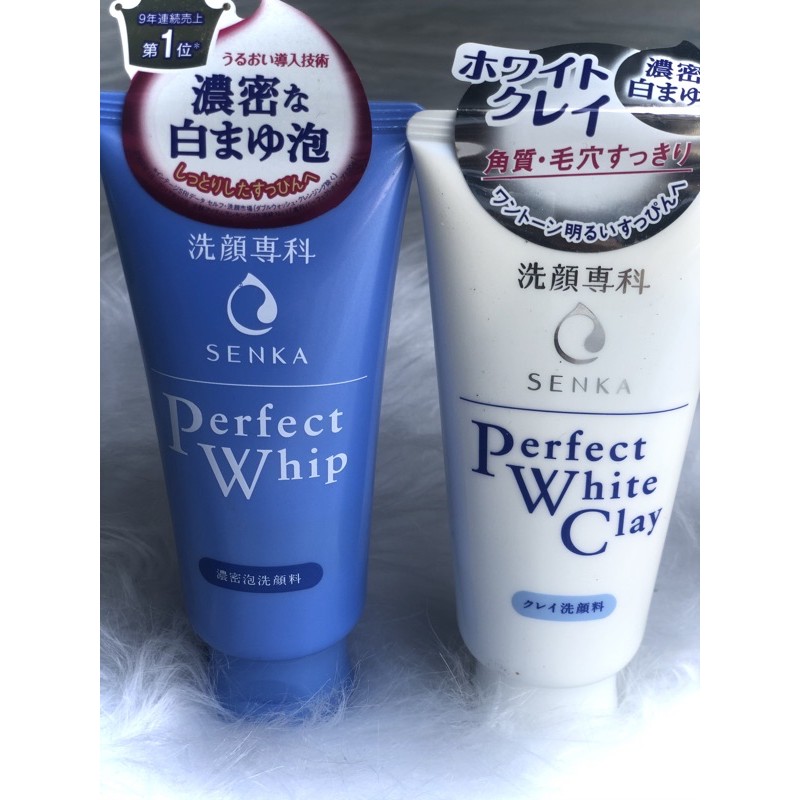 Sữa rửa mặt hỗ trợ trị mụn Senka Perfect Whip Acne Care 120ml