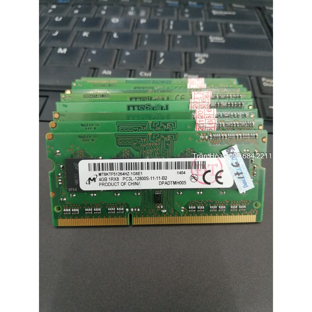 Ram laptop 4GB PC3L bus 1600, Ram Laptop 4GB DDR3L bus 1600 - PC3L-12800s, DDR3L - 1600, Bảo hành 12 tháng 1 đổi 1. | BigBuy360 - bigbuy360.vn