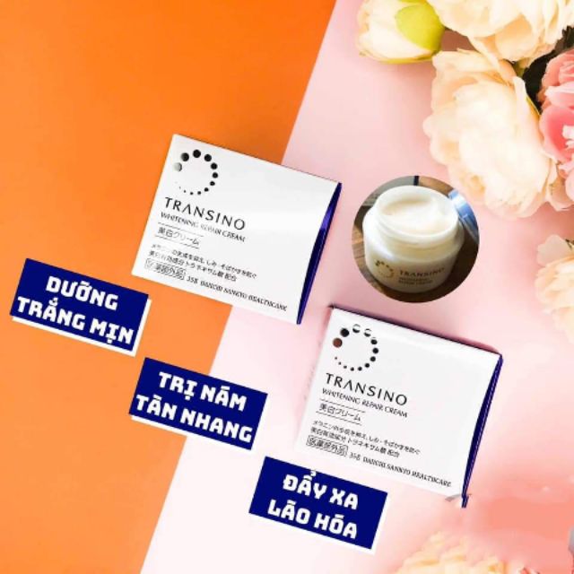Kem dưỡng trắng da ban đêm Transino
