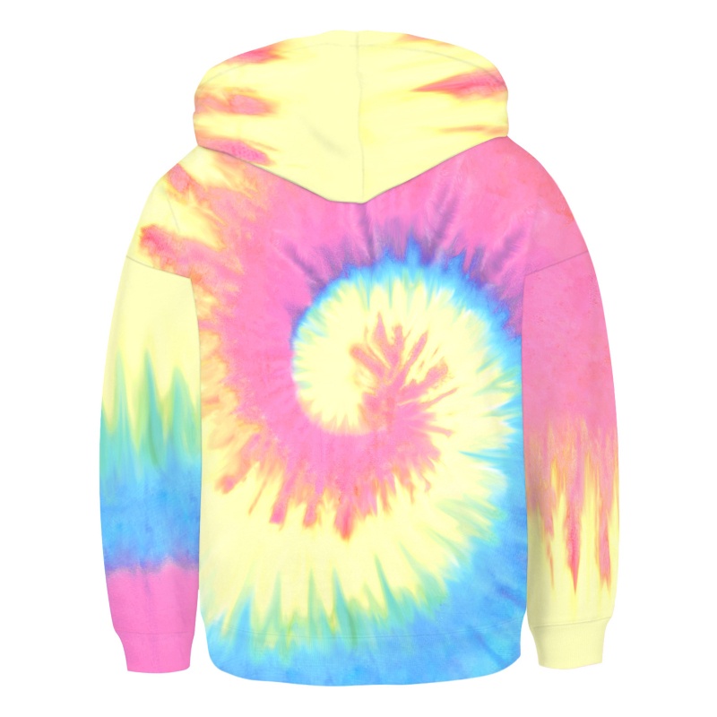 Áo Hoodie Nhuộm Màu Nhuộm Loang Tay Dài Dáng Rộng Thời Trang Xuân Thu Cho Bé