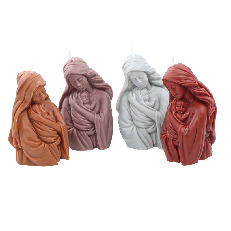 Khuôn Silicone Làm Sô Cô La Thủ Công Hình Mẹ Và Bé