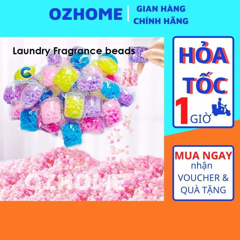 Hạt thơm giặt quần áo sử dụng cho máy giặt tạo hương thơm thoải mái chất lượng cao - Hạt Xả Thơm Làm Mề