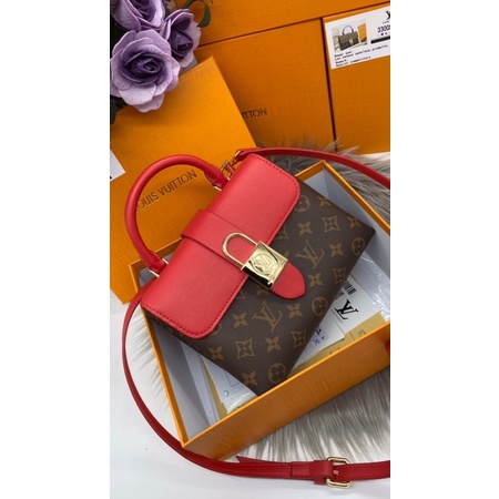 TÚI XÁCH LV LOCKY Ổ KHOÁ SIZE 22CM