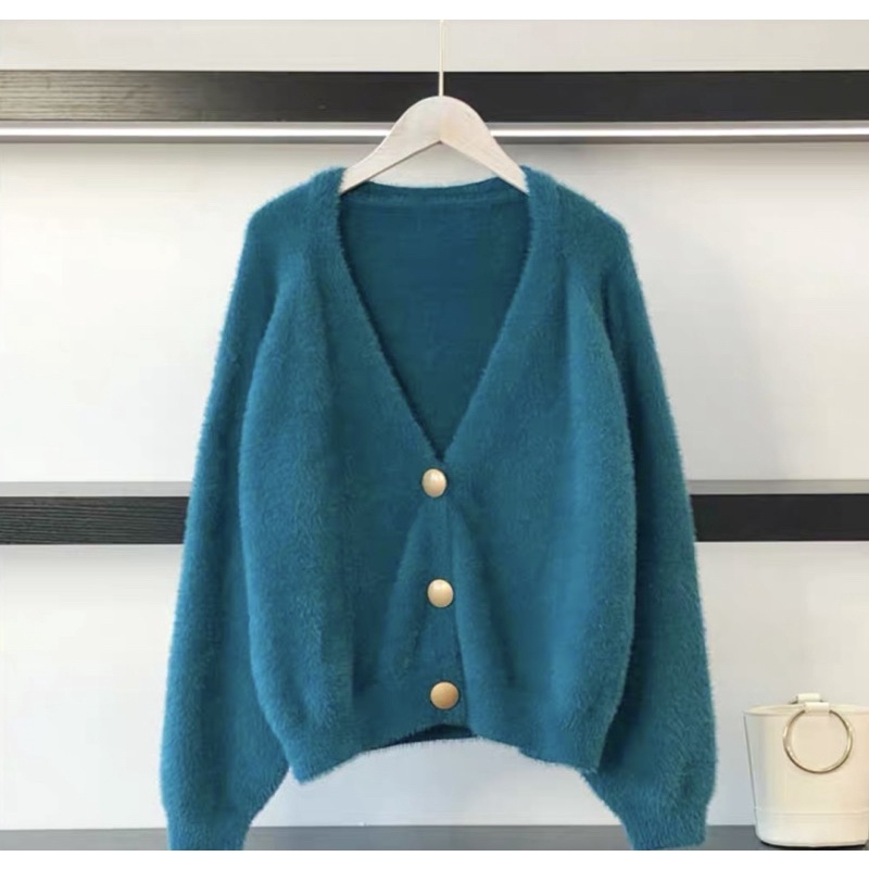 Cardigan len lông cúc đồng | BigBuy360 - bigbuy360.vn