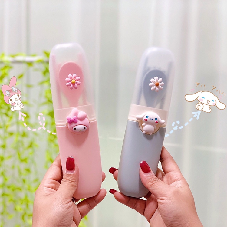 Bộ muỗng nĩa đũa 3 trong 1 XIAODUOJIAJU hình hello kitty dễ thương thân thiện với môi trường