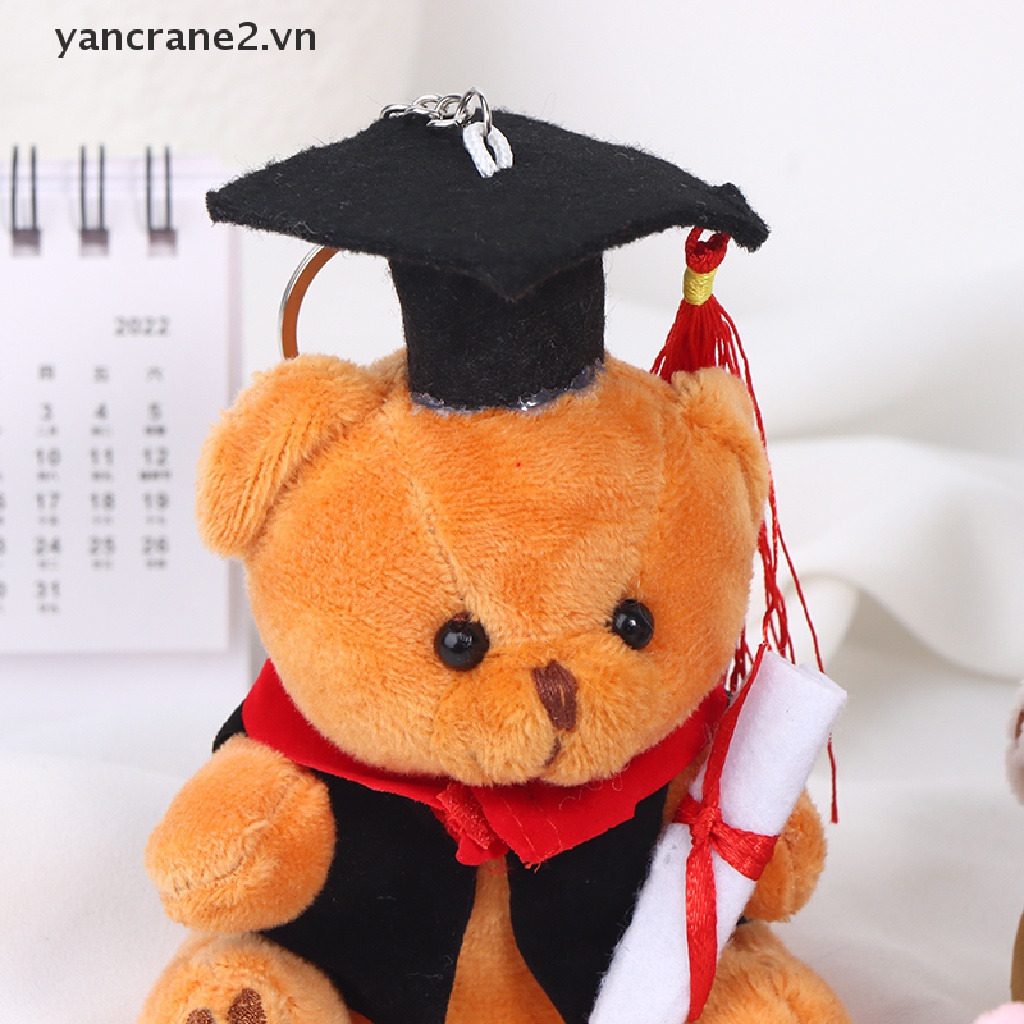 Móc Khóa Hình Gấu Bông Mini 10cm Dễ Thương {yancrane2.vn}