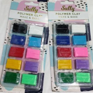 Vỉ 10 màu đất sét polymer clay