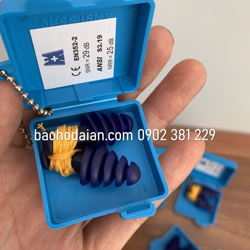 Nút bịt tai chống ồn Blue Eagle NP363 màu xanh (5 cặp)