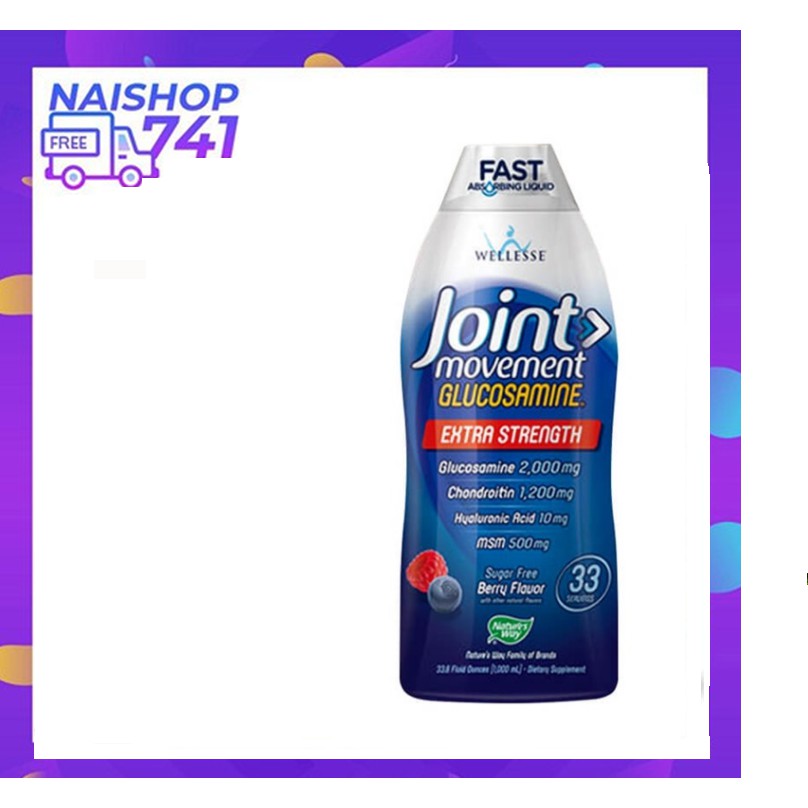 Nước Joint Movement Glucosamine 1000ml của Mỹ joint Movement Glucosamine Wellesse