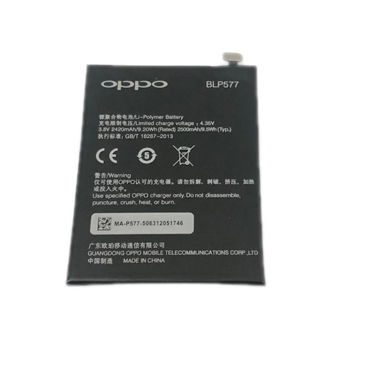 Pin xịn OPPO Mirror 5/ A51W/Neo7( BLP577) bh 6 tháng