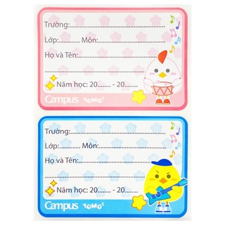 Nhãn vở tomo nt-tom12