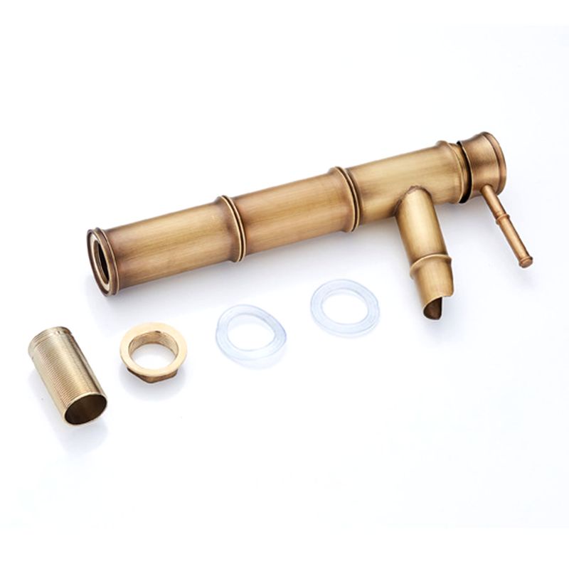 Qq * Vòi Nước Nóng Lạnh Kiểu Thác Nước Tre Cổ Điển Cho Bồn Rửa Nhà Tắm