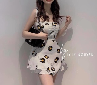 Váy hoa cúc bèo cực xinh