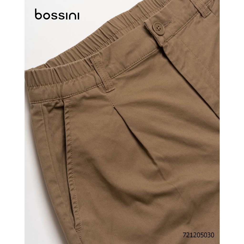 Quần short kaki nữ lưng thun thoải mái Bossini 721205030