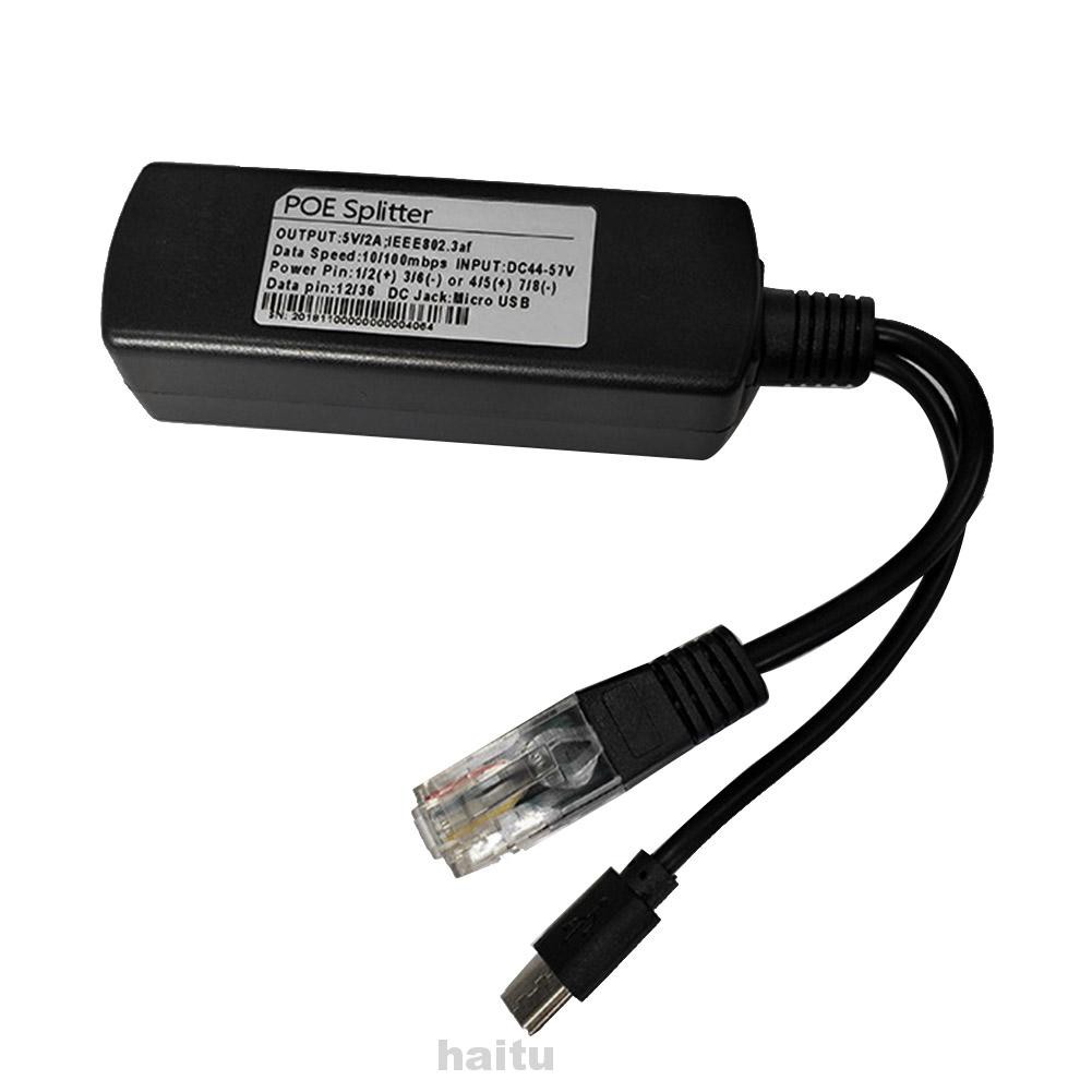 Đầu Chuyển Đổi Micro Usb 48v Sang 5v 2a 100 Mhz Cho Camera Poe