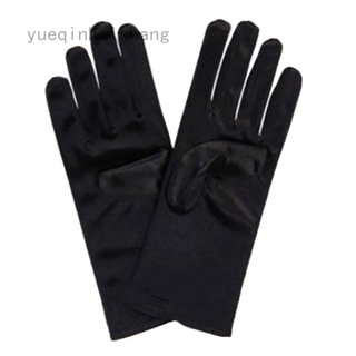 Găng tay vải Satin mềm mại thời trang dự tiệc cho nữ