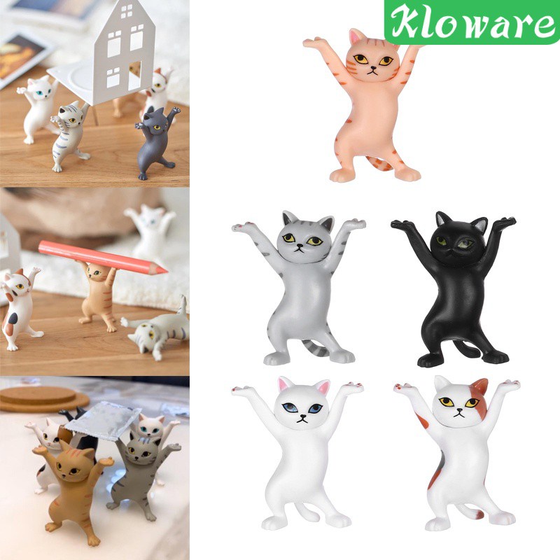 Giá Đỡ Bút Hình Mèo Dễ Thương Trang Trí Nhà Cửa Diy