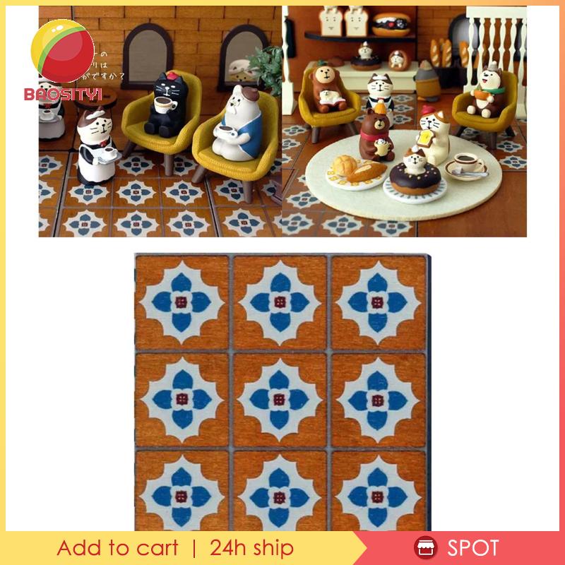 [Baosity1] Thảm Lót Sàn Nhà Búp Bê Tỉ Lệ 1 / 12