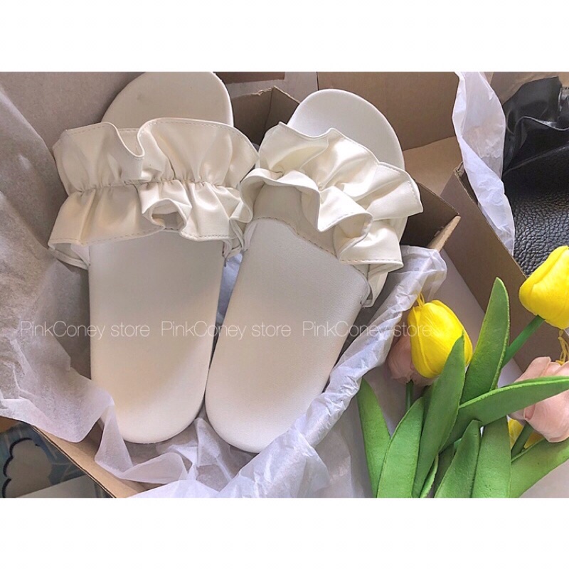 HÀNG CÓ SẴN dép quai ngang bánh bèo siêu dễ thương