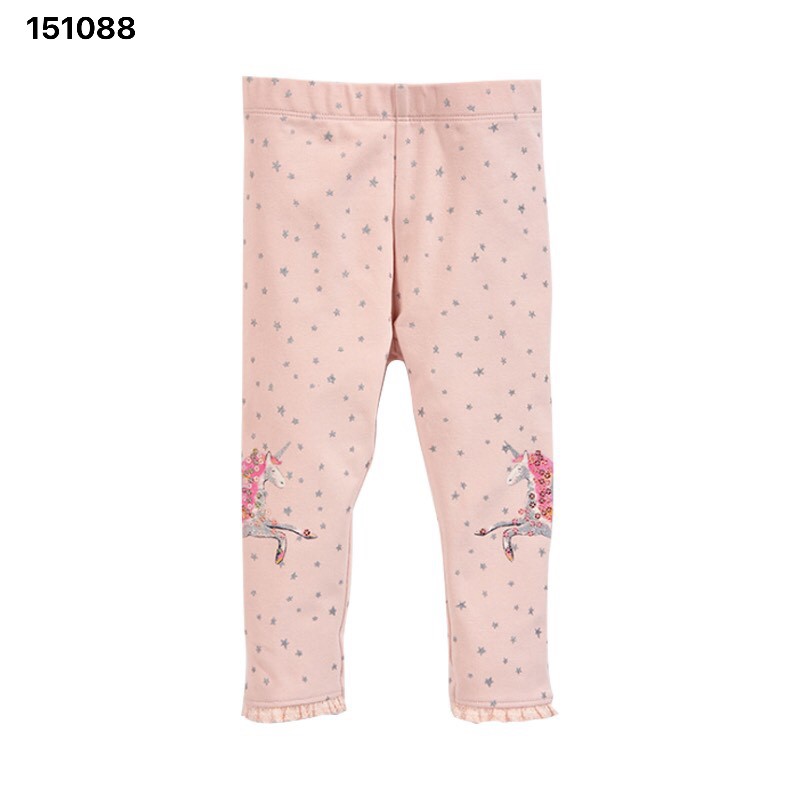 LG04 Quần legging cotton bé gái pony xinh xắn