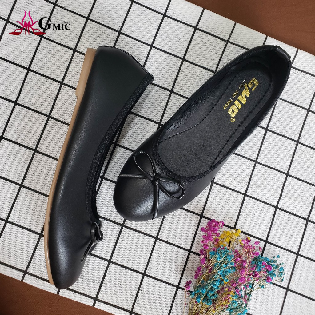 [BIG SIZE] Giày Búp Bê Nơ Nhỏ Mũi Tròn Cao Cấp GMIC, Hàng Thời Trang Chính Hãng NBB001 | BigBuy360 - bigbuy360.vn