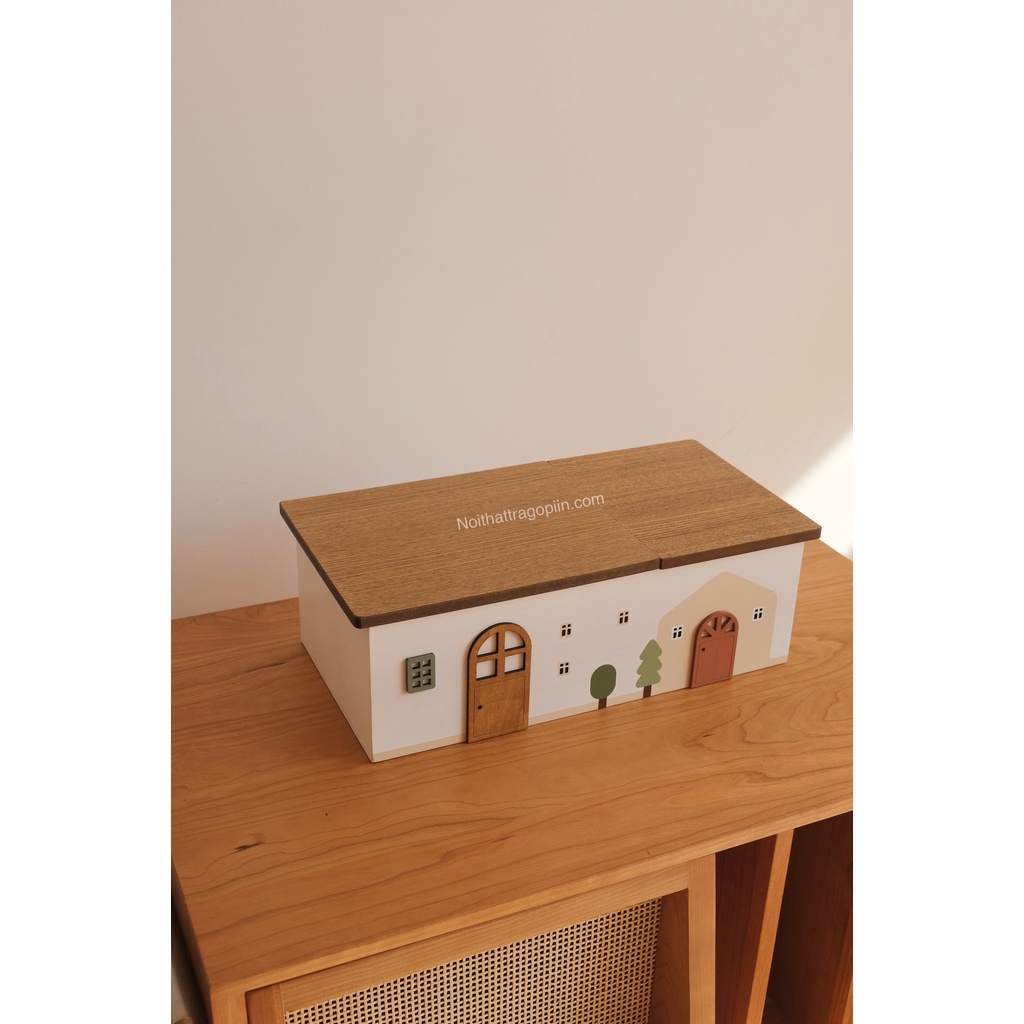 Nhà gỗ lưu trữ khẩu trang