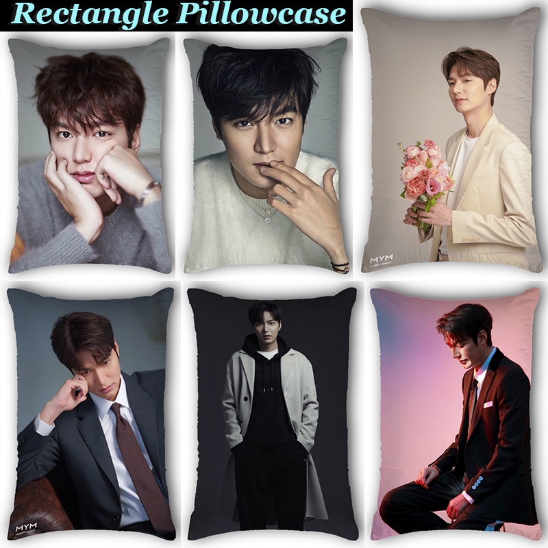 Vỏ Gối Đơn In Hình Diễn Viên Hàn Quốc Lee Min Ho Polyeste Trang Trí Nhà Cửa (Không Kèm Lõi)