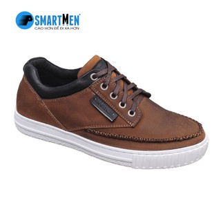 Giày tăng chiều cao thể thao Smartmen GD6-06 Nâu
