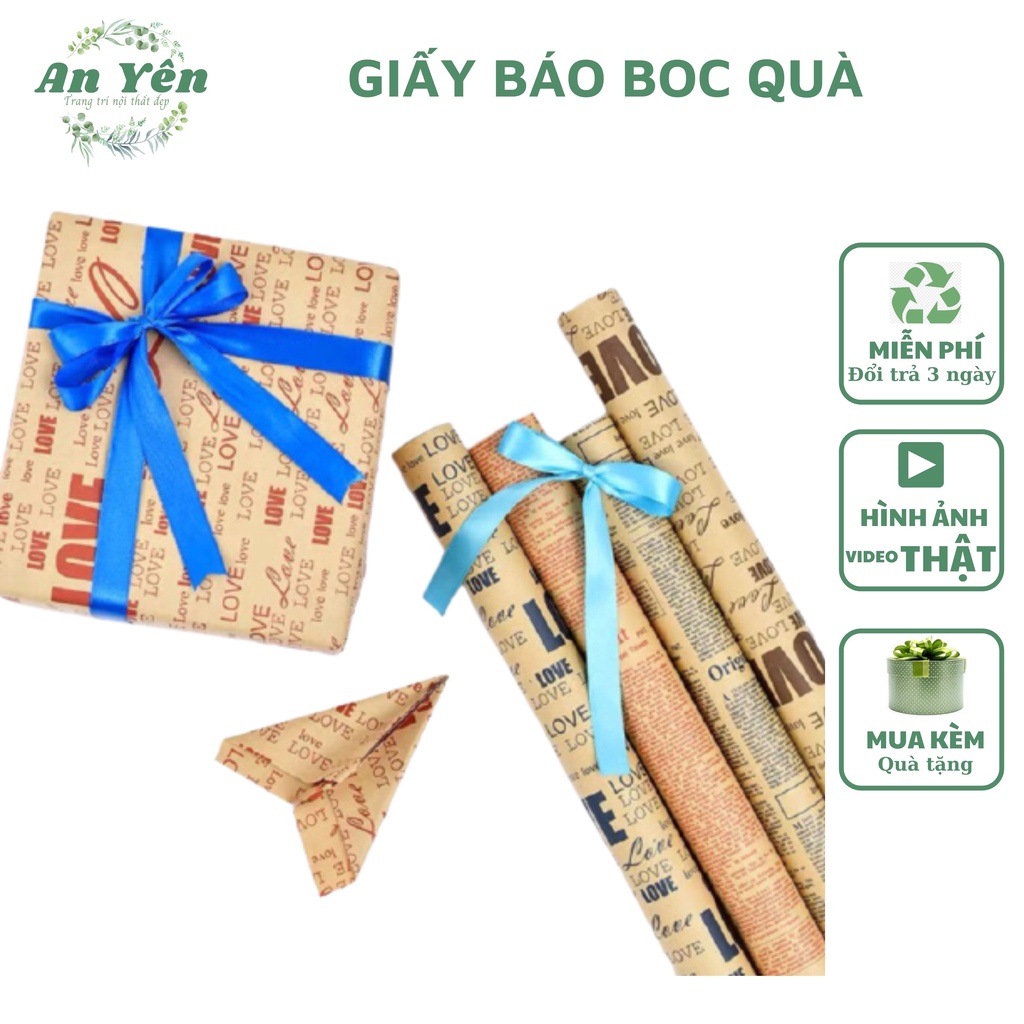 Giấy Báo Bọc Quà, Giấy Báo Bọc Hoa 50 nhân 70