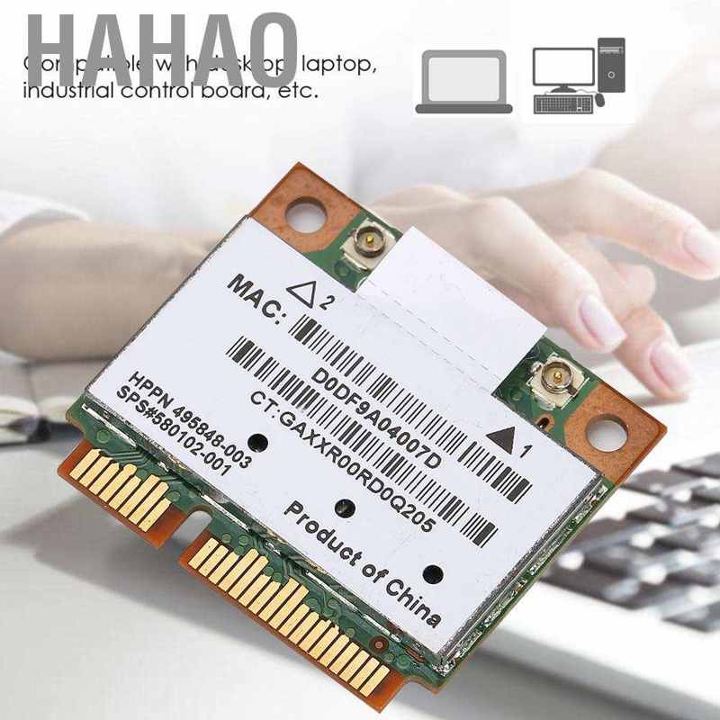 Card Wifi Không Dây Mini Pci-E 2.4 / 5g 300m 802.11a / B / G / N Cho Laptop Pc | BigBuy360 - bigbuy360.vn