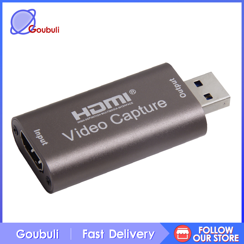 [Goubuli]Portable   to USB Video Capture Card HD Game / Video Live Streaming New