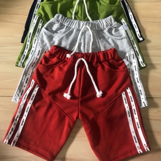 COMBO 4 Quần Đùi Bé Trai Thể Thao Chất Vải Da Cá Dày Dặn Thoáng Mát Phối Sọc Kẻ Sọc Mông Thêu Hình Ngộ Nghĩnh