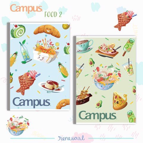 Vở KN Campus Food 2 120 Trang ( Lốc 10 quyển)