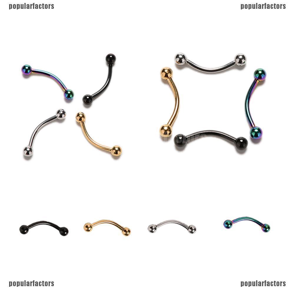 Khuyên Xỏ Lông Mày Cong Độc Đáo