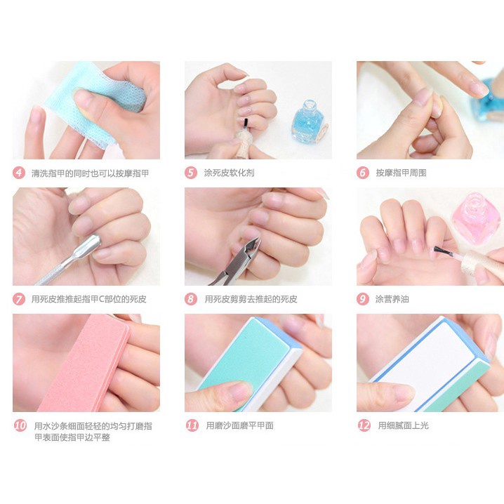 Dũa Móng Tay Nhiều Mặt Loại đẹp, Dụng Cụ Làm Móng Tiện Ích