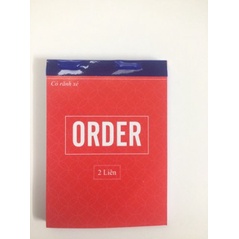 Quyển Order 60 trang 2 liên Cácbon - HOKAMI STORE