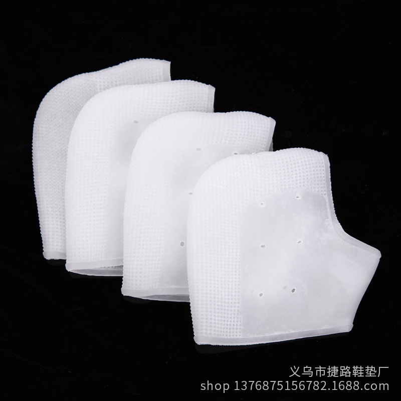 Set 1 Cặp Đệm silicone Đeo Gót Chân Chống Nứt Nẻ Khi Mang Giày Cao Gót