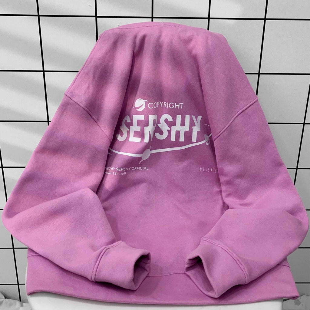 Áo Khoác Hoodie DÂY KÉO SERSHY Form Rộng Vải Nỉ Bông Ulzzang Unisex