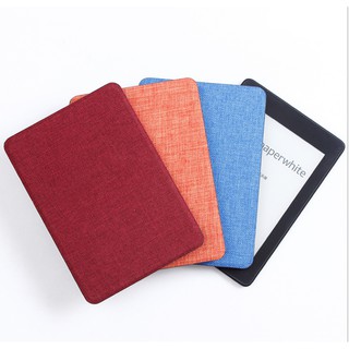 Bao Da Cover Kindle Paperwhite 4 Vải Cao Cấp sợi dệt không thấm nước