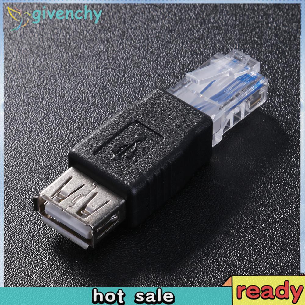 Giắc Chuyển Đổi Từ Ethernet Rj45 Male Sang Usb Female Lan Network Cable