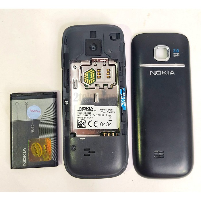 Điện thoại Nokia cổ  2730 main zin vỏ mới - Bảo hành 12 tháng