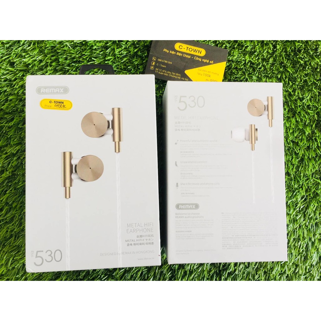 TAI NGHE METAL HIFI EARPHONE RM 530