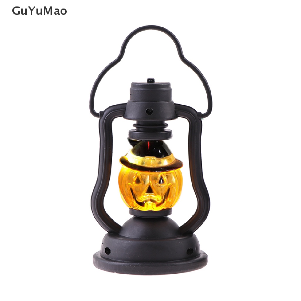 [cxGUYU] Đèn Lồng LED Hình Quả Bí Ngô Ma Đáng Sợ Trang Trí Halloween PRTA