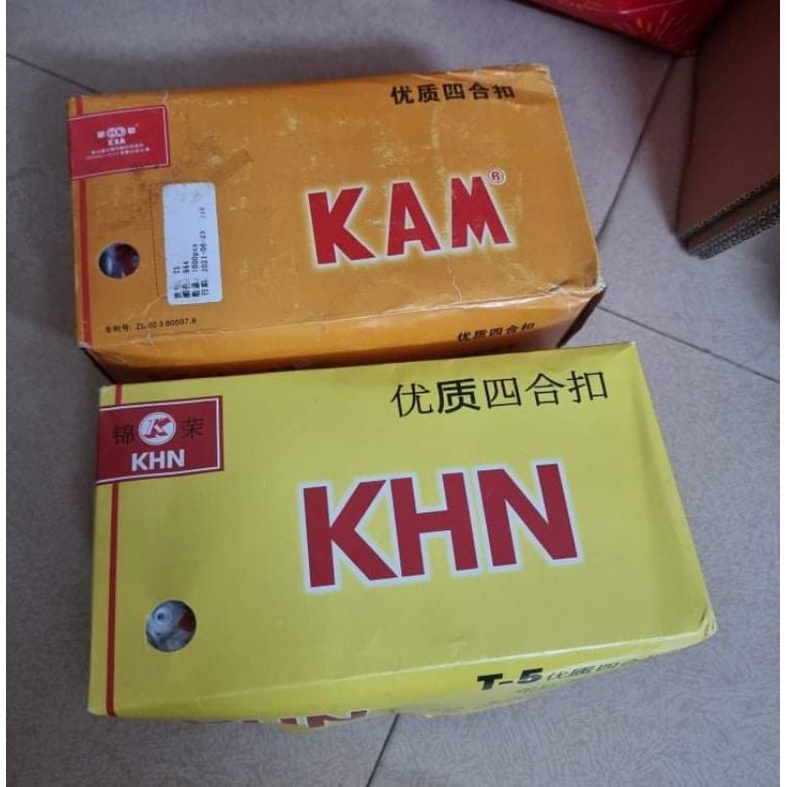 1000 cúc bấm nhựa T5 và T3 ( cúc bấm nhựa 4 chi tiết )