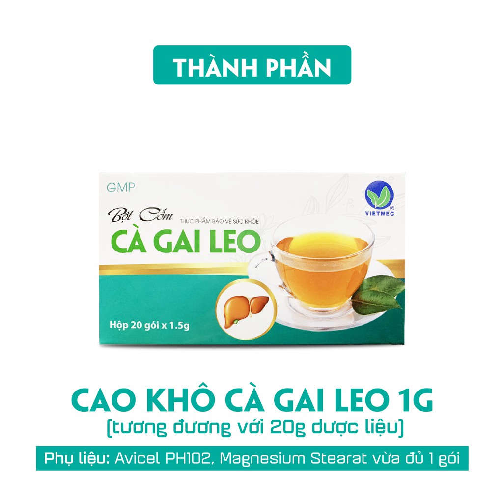 Trà Thảo Dược Bột Cốm Cà Gai Leo - Thanh Lọc Cơ Thể, Hỗ Trợ Giải Độc Gan, Tăng Cường Gan