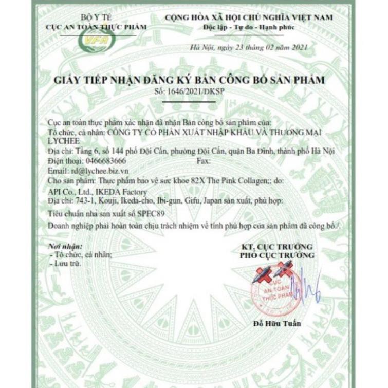 [Chính Hãng] 82X The Pink Collagen Nước uống làm đẹp da, hàm lượng 1000mg ( hộp 10 lọ ) | BigBuy360 - bigbuy360.vn