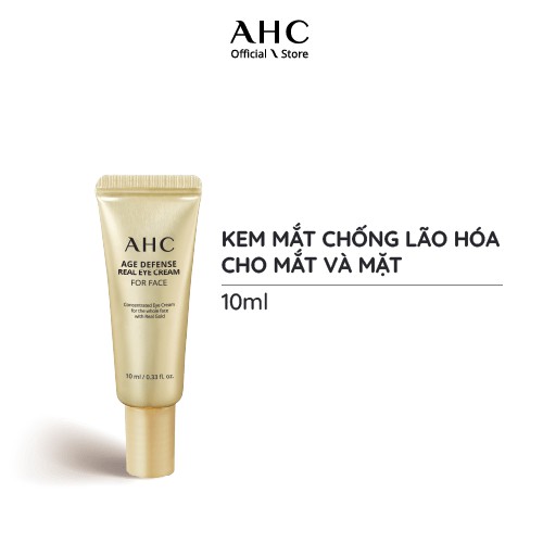 Kem Mắt Chống Lão Hóa Cho Toàn Mặt AHC Age Defense Real Eye Cream For Face 10ml